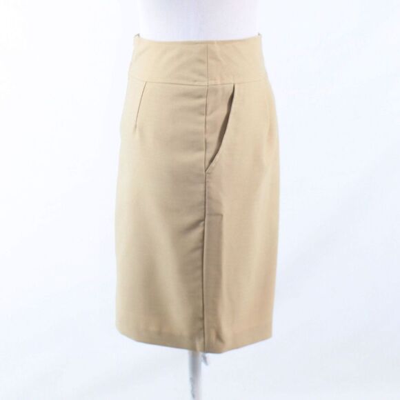 Bastet khaki wool pleated skirt IT38 - Picture 5 of 8